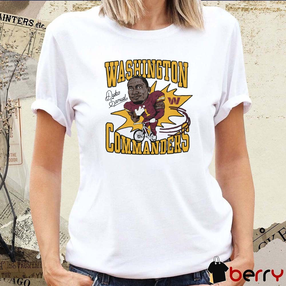 Washington Commanders NFL 2025 Deebo Samuel Caricature Signature t-shirt