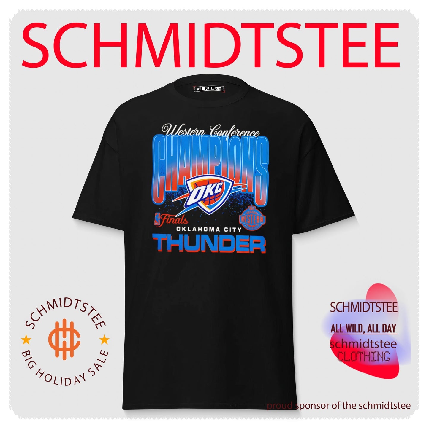 Okc Thunder 2026 NBA Western Conference Champions Heritage shirt