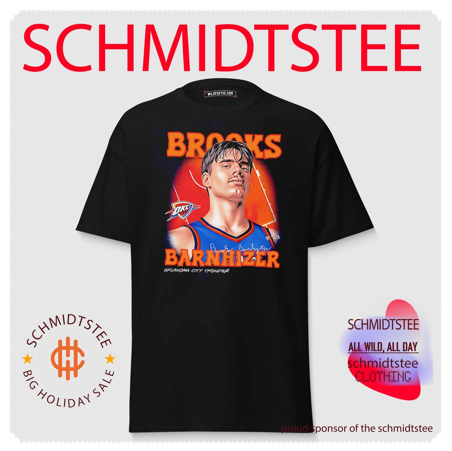 Oklahoma City Thunder Brooks Barnhizer signature shirt