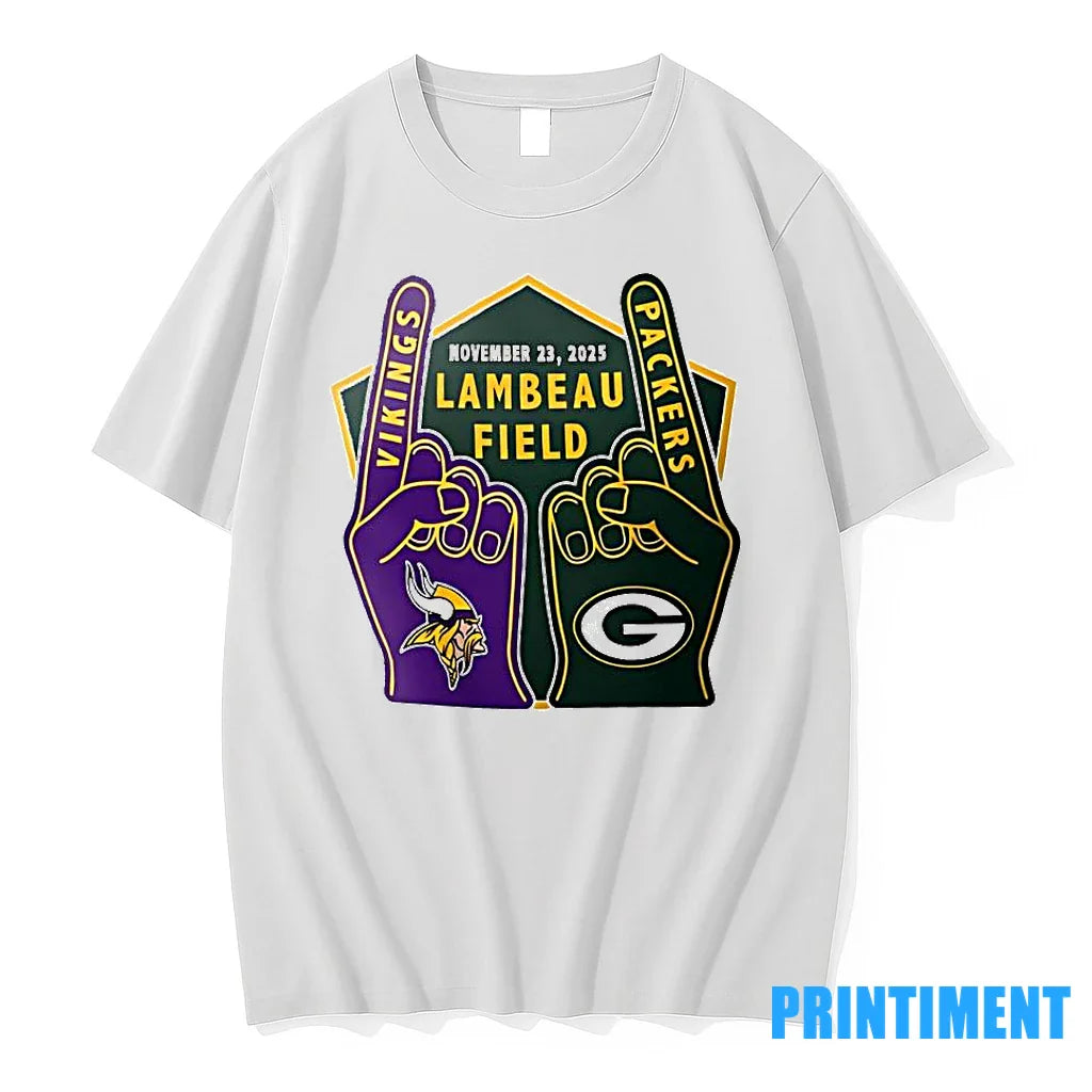 Packers Vs Vikings 2025 Match Up Tshirts Sweater