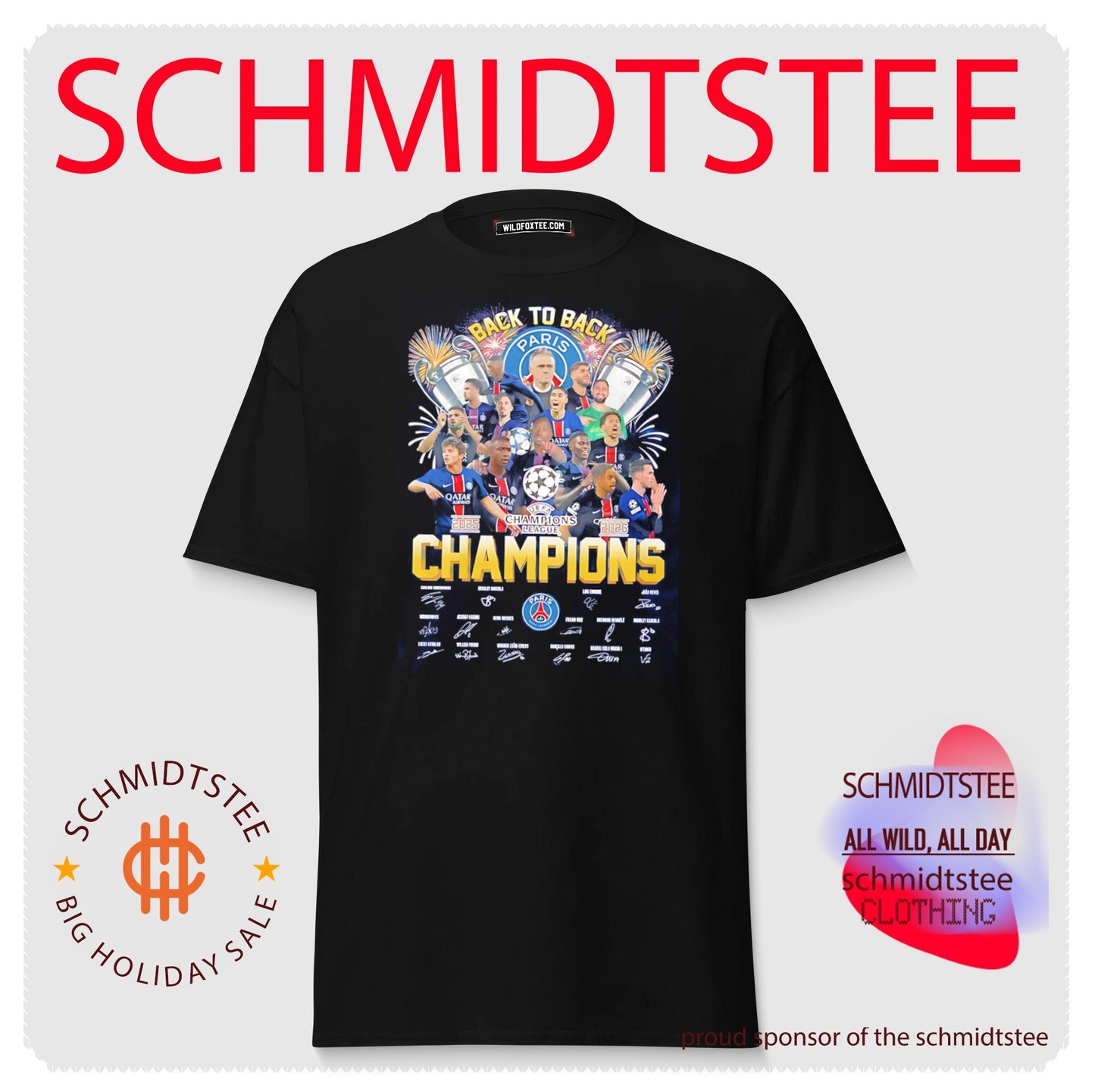 Paris Saint-Germain 2026 UEFA Champions League back to back signature shirt