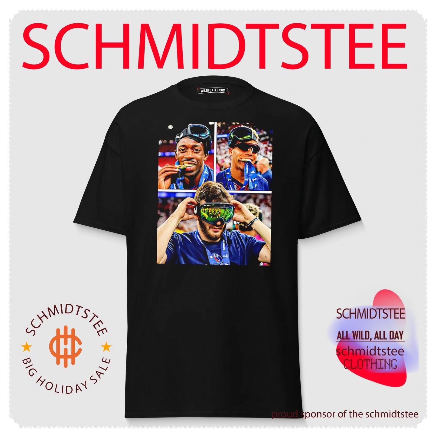 Paris Saint-Germain players portrait collage shirt