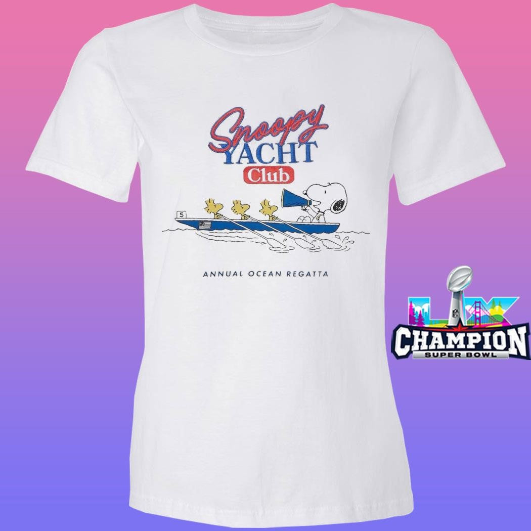 Peanuts Snoopy Yacht Club Annual Ocean Regatta Shirt
