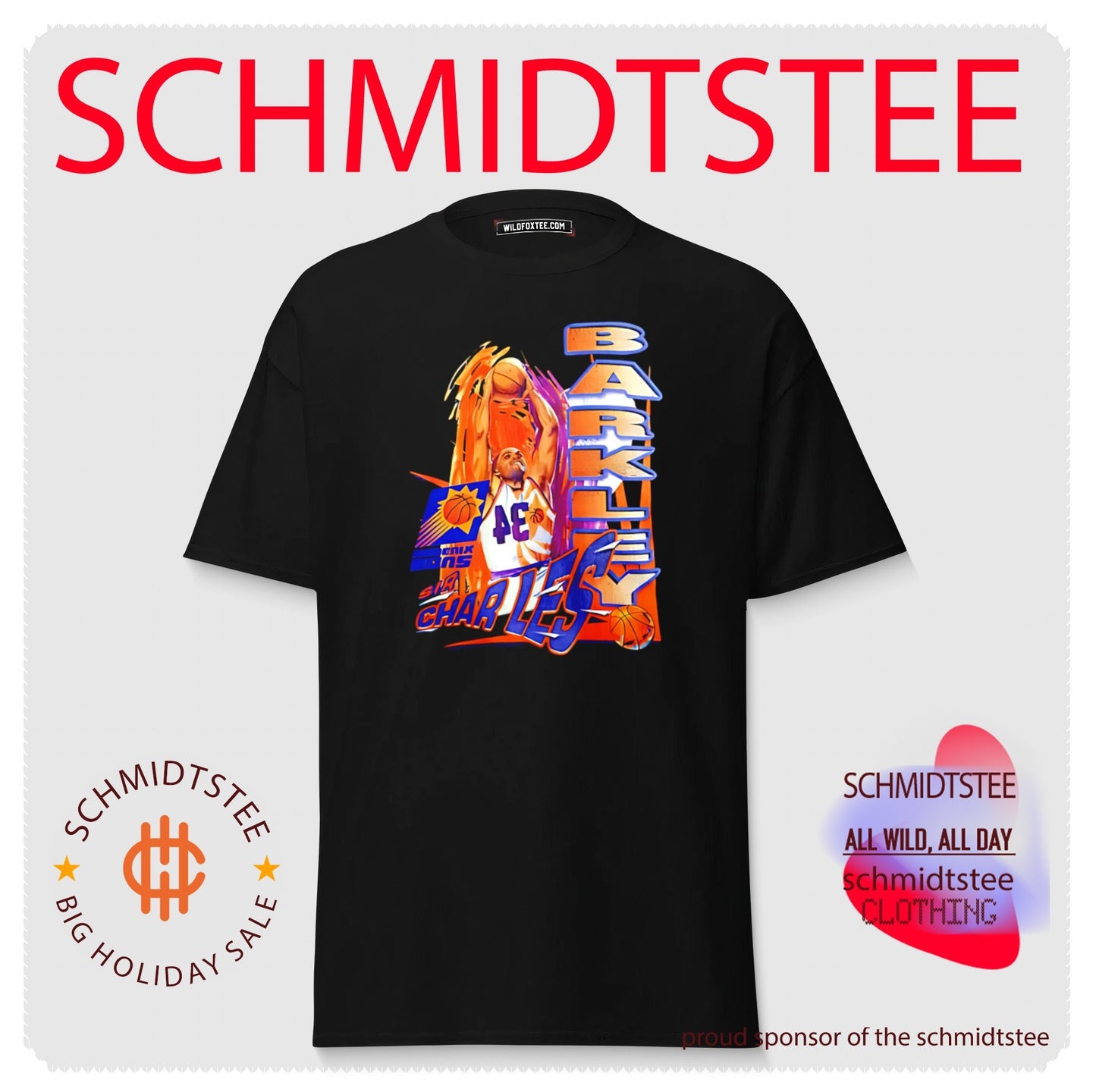 Phoenix Suns sir Charles Barkley NBA retro shirt