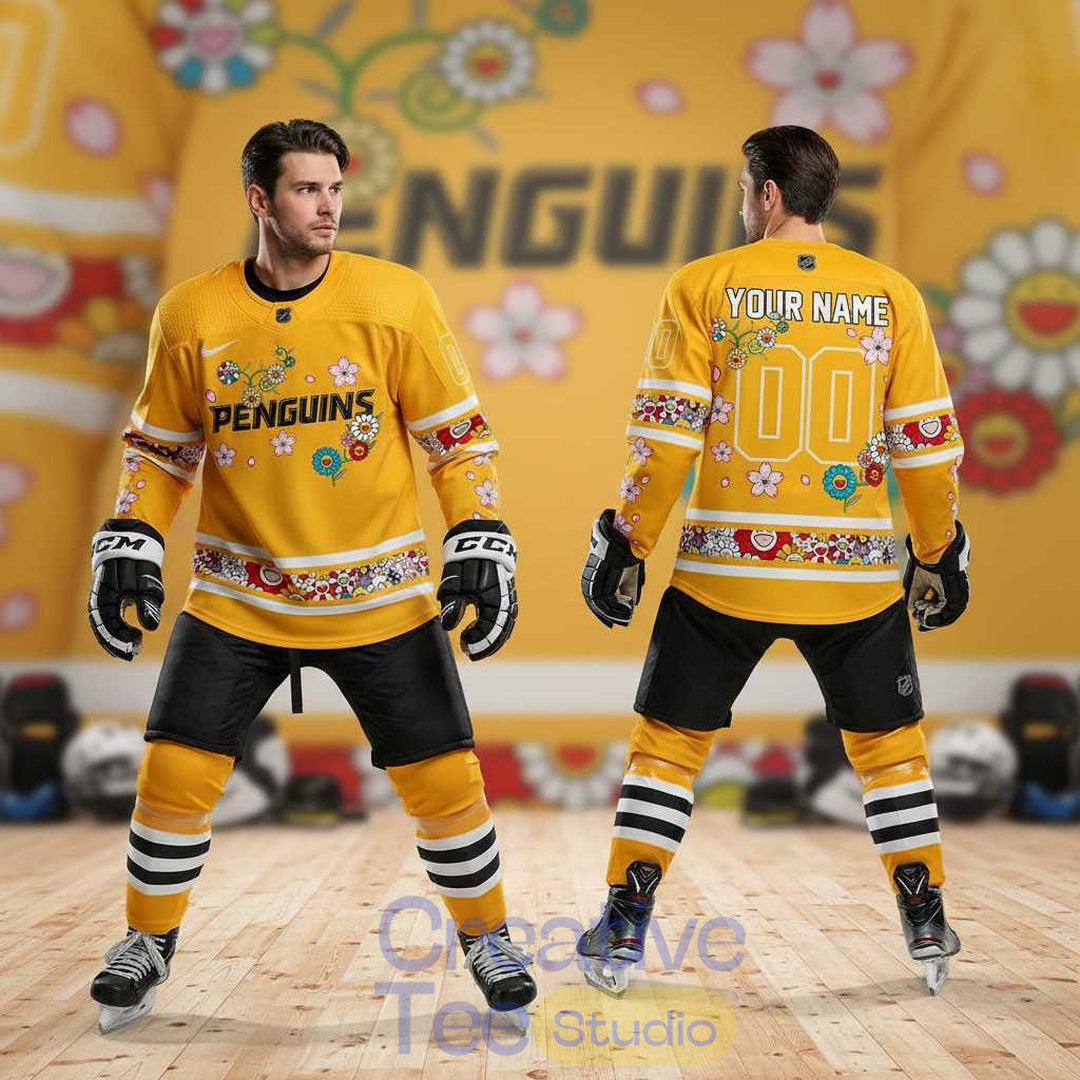 Pittsburgh Penguins x Takashi Murakami Hockey Jersey