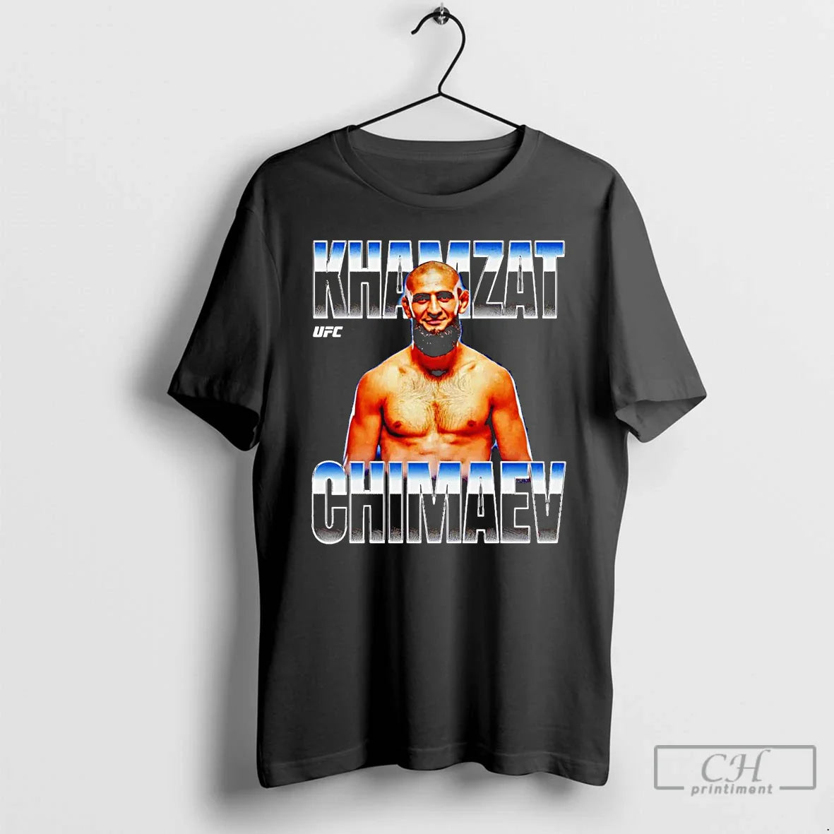 Premium Khamzat Chimaev Fighter Name Ufc T Shirts