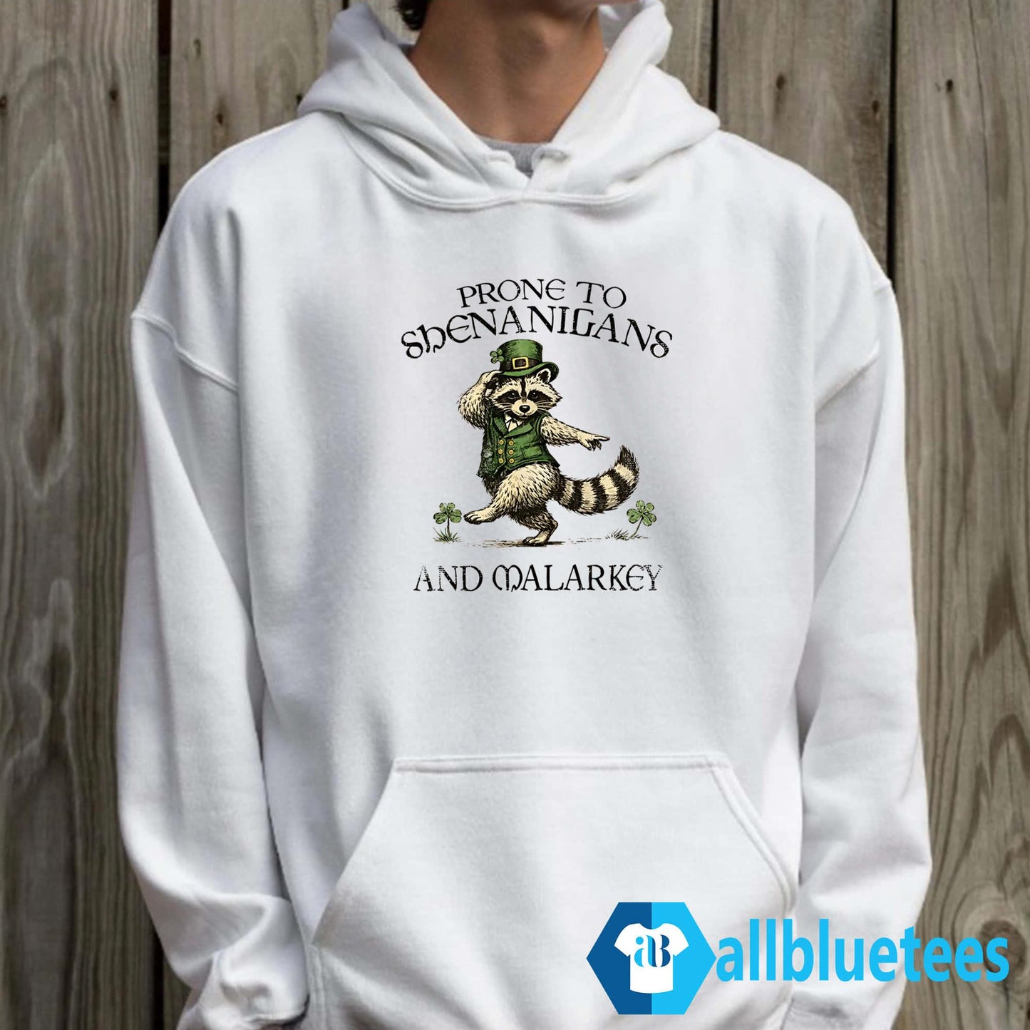Raccoon Leprechaun Prone To Shenanigans And Malarkey Shirt