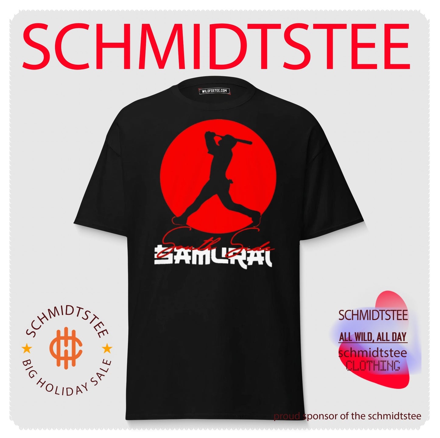 Samurai Baseball Player Silhouette Shirt