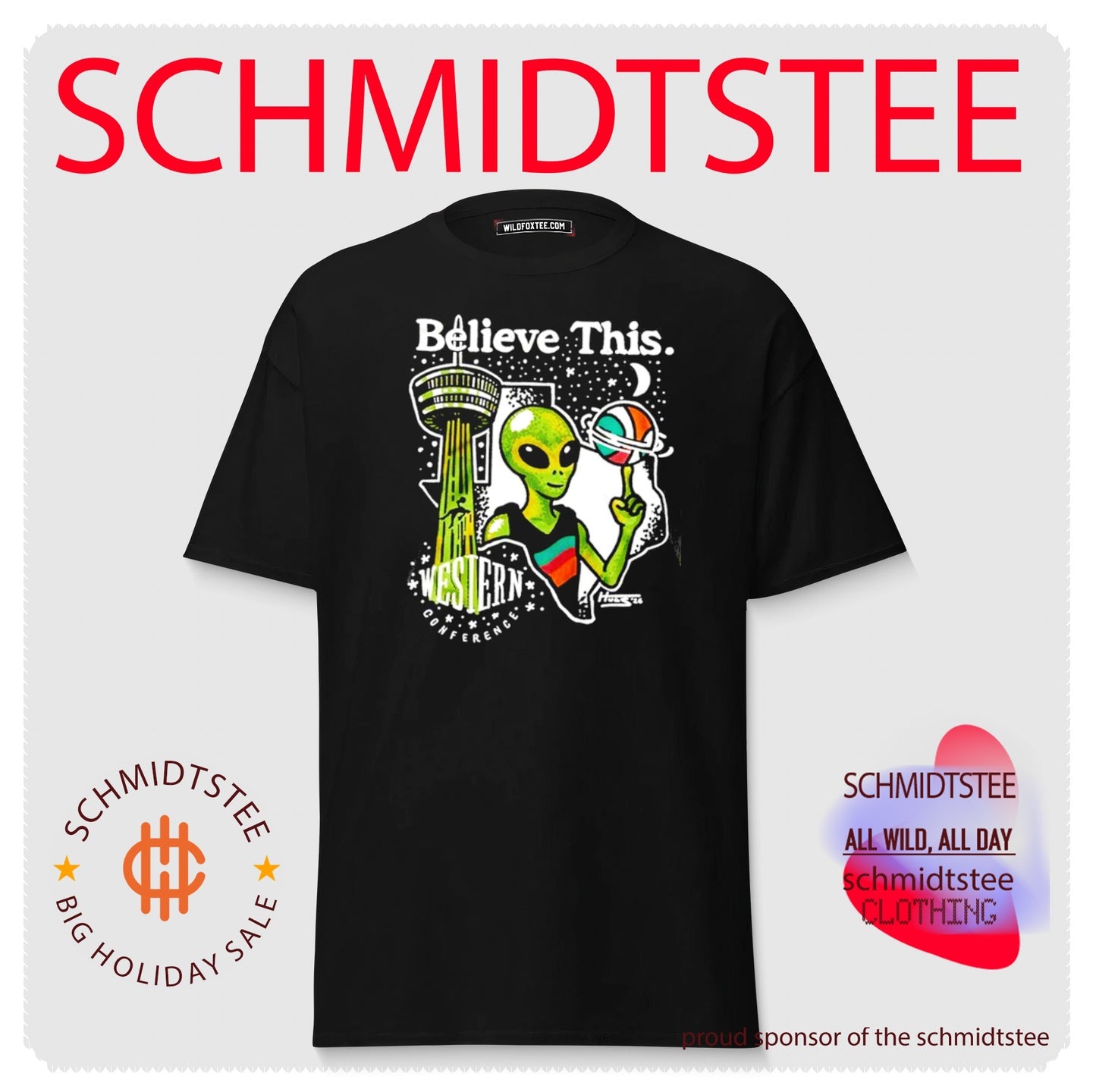 San Antonio Spurs NBA Western Conference Finals 2026 Believe This Alien shirt