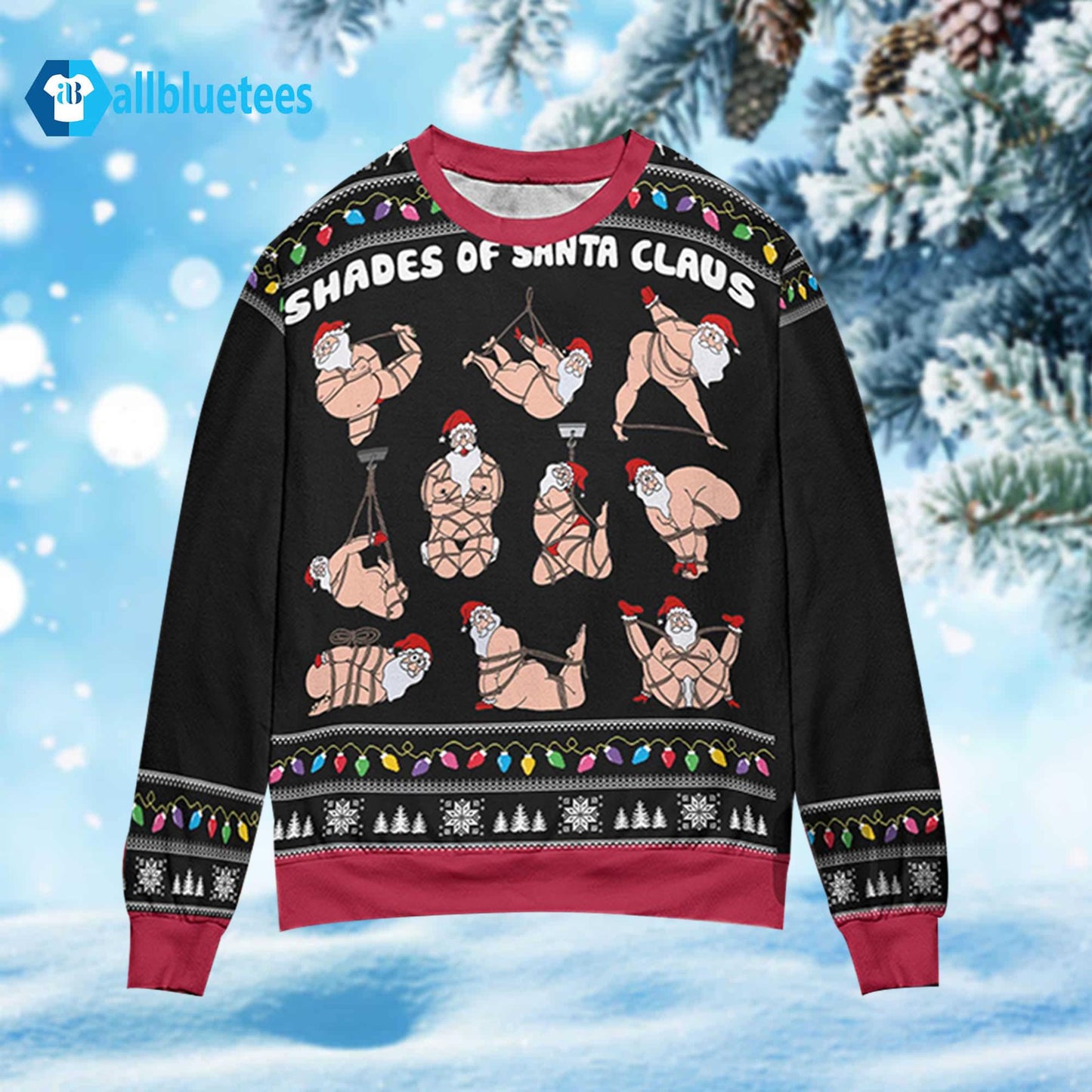 Shades Of Santa Ugly Christmas Sweater