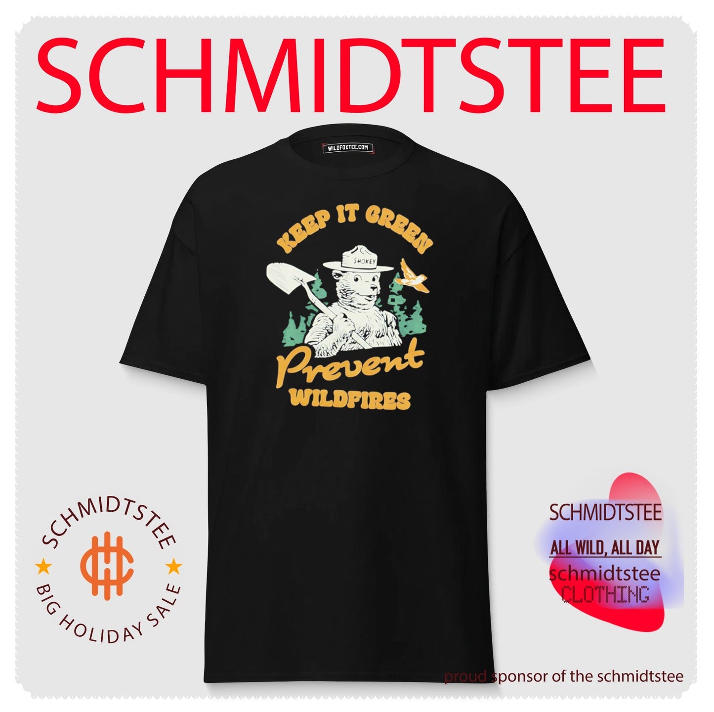 Smokey Bear Bundle keep it green prevent wildfires shirt