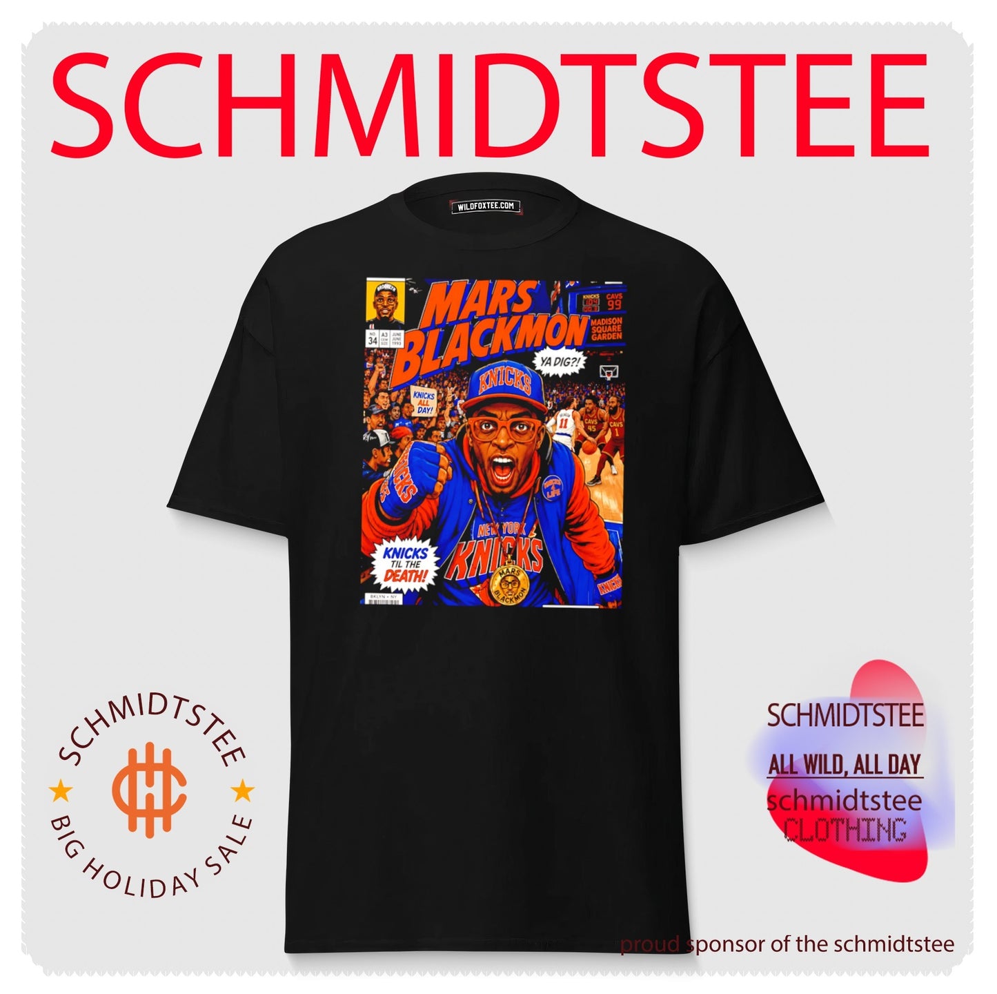 Spike Lee New York Knicks NBA Finals Mars Blackmon Knicks til the death shirt