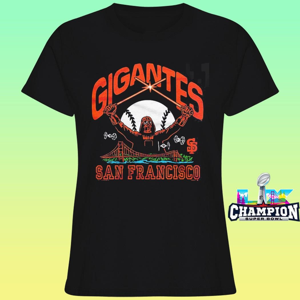 Star Wars X Mlb 2026 Star Wars Day San Francisco Giants Dark Side Darth Vader Gigantes Shirt