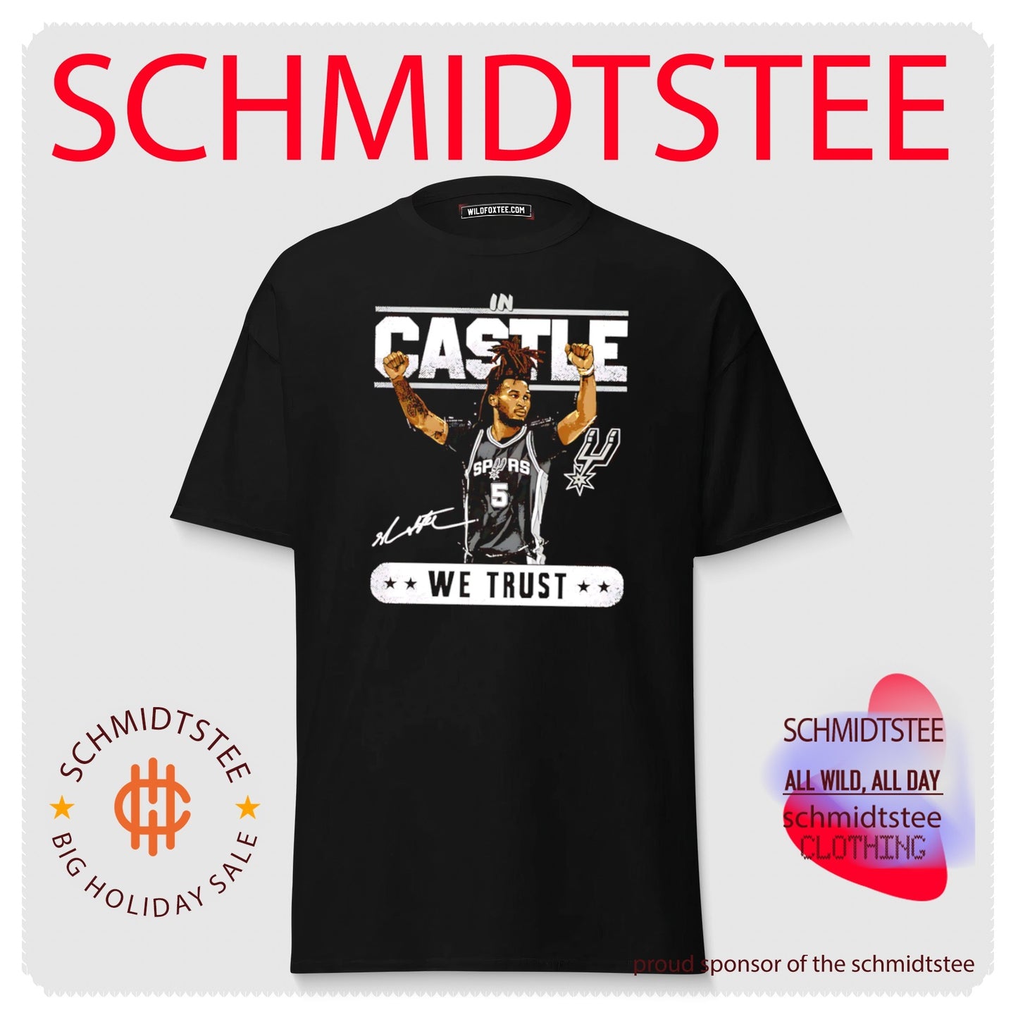 Stephon Castle San Antonio Spurs We Trust signature shirt