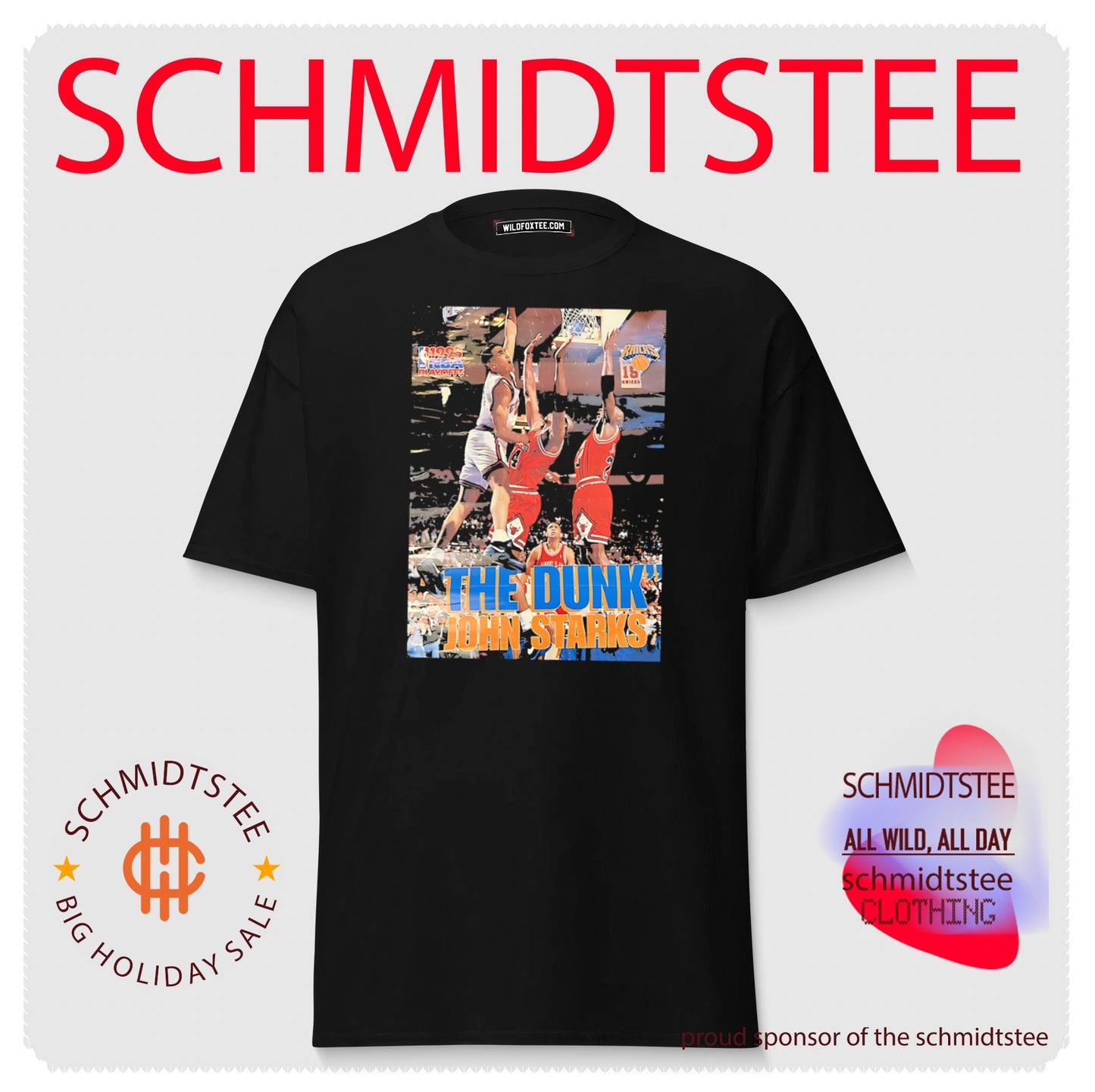 The Dunk 1993 John Starks Micharl Jordan and Horace Grant shirt