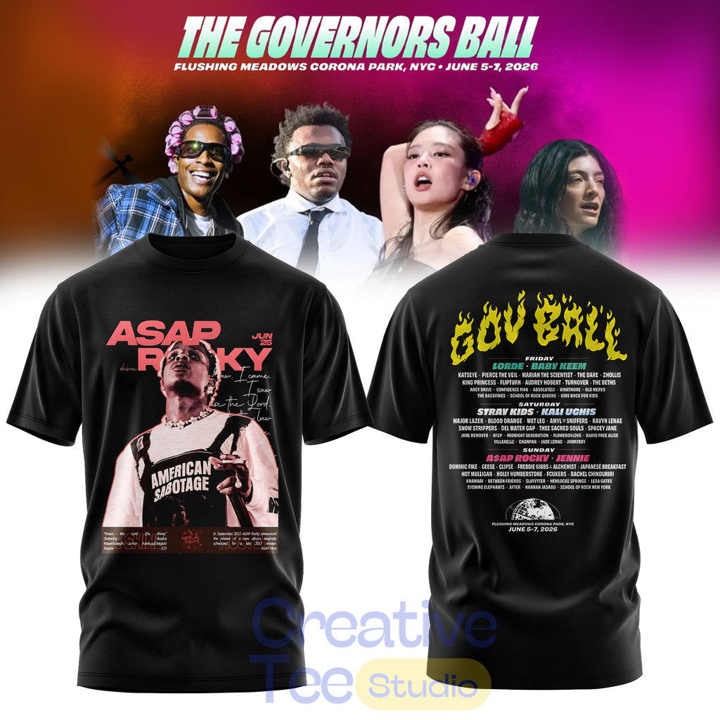 The Governors Ball Tour 2026 Exclusive T-Shirt