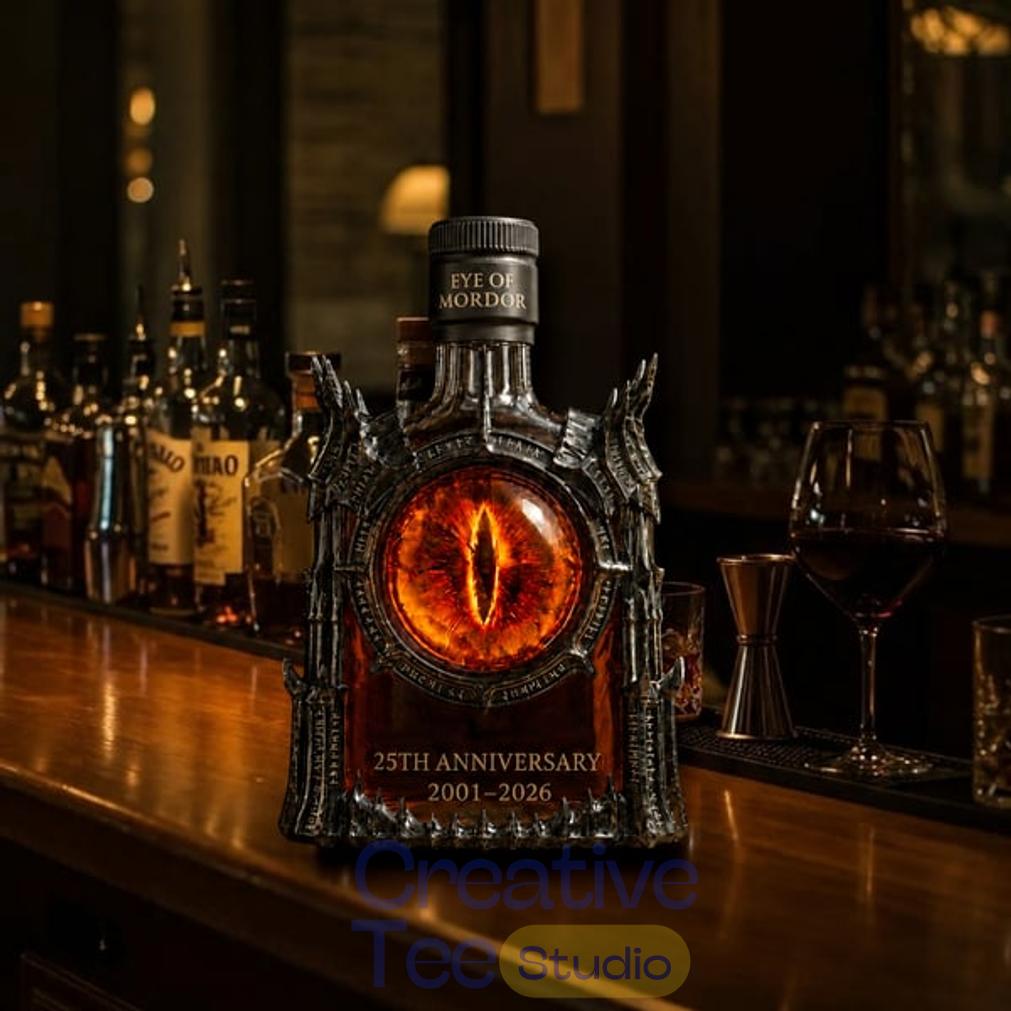 The Lord of the Rings Eye of Sauron Whiskey Bottle