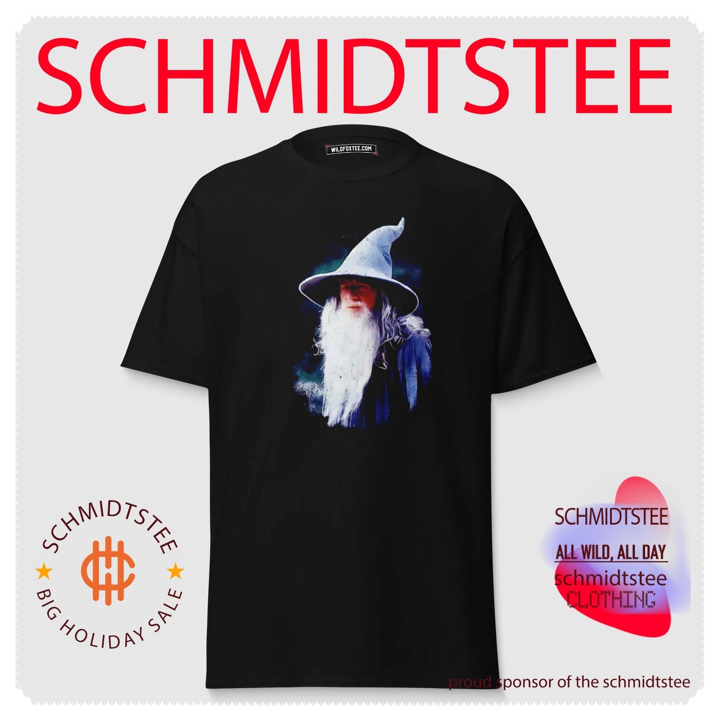 The Lord of the Rings Gandalf the Grey portrait shirt
