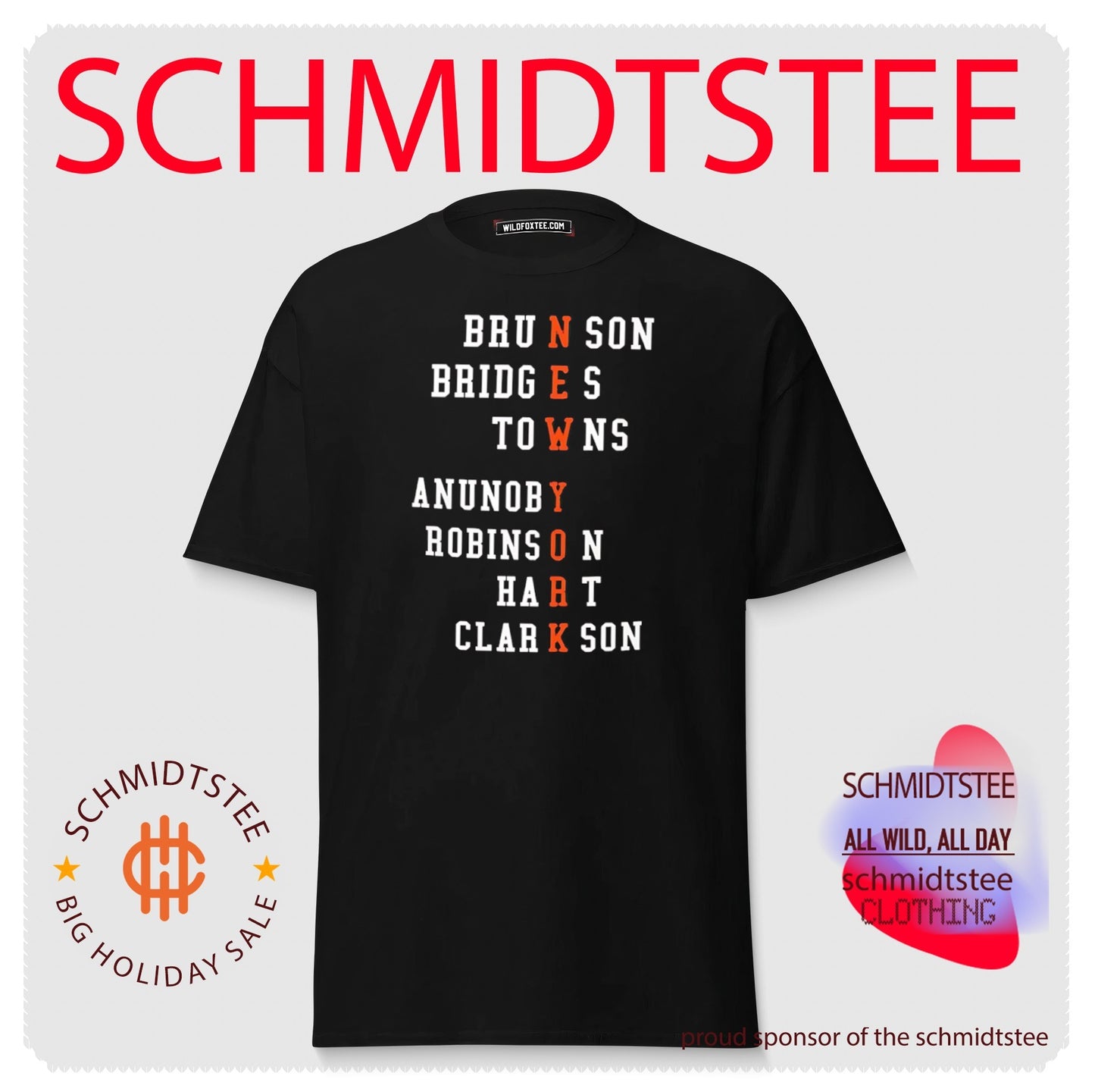 The New York Core Brunson Bridgers Towns player name shirt