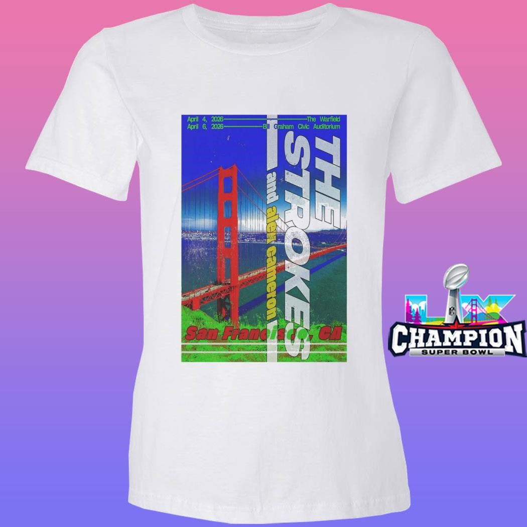 The Strokes San Francisco April 4 6 2026 Shirt
