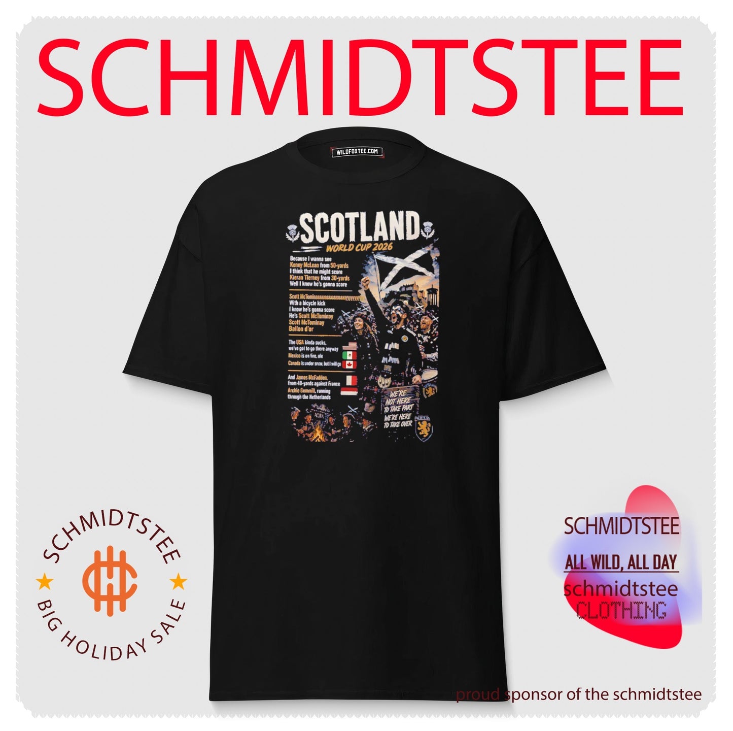 The Very Unofficial Scotland World Cup Song shirt