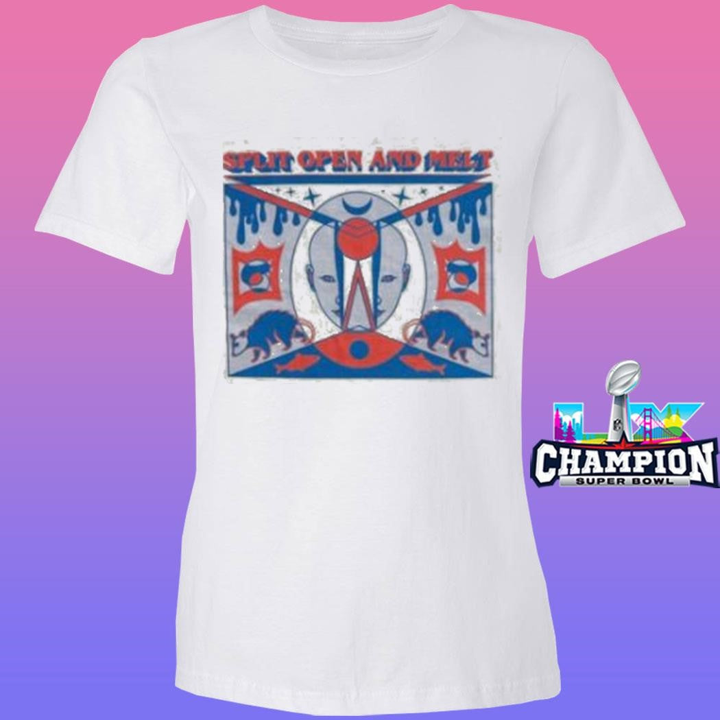 Thunder Shout Split Open And Melt Solid Shirt