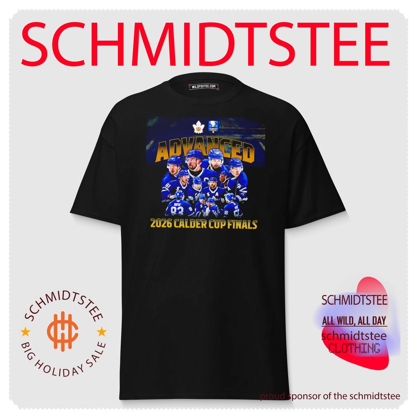 Toronto Marlies advanced 2026 Calder Cup Finals team collage shirt