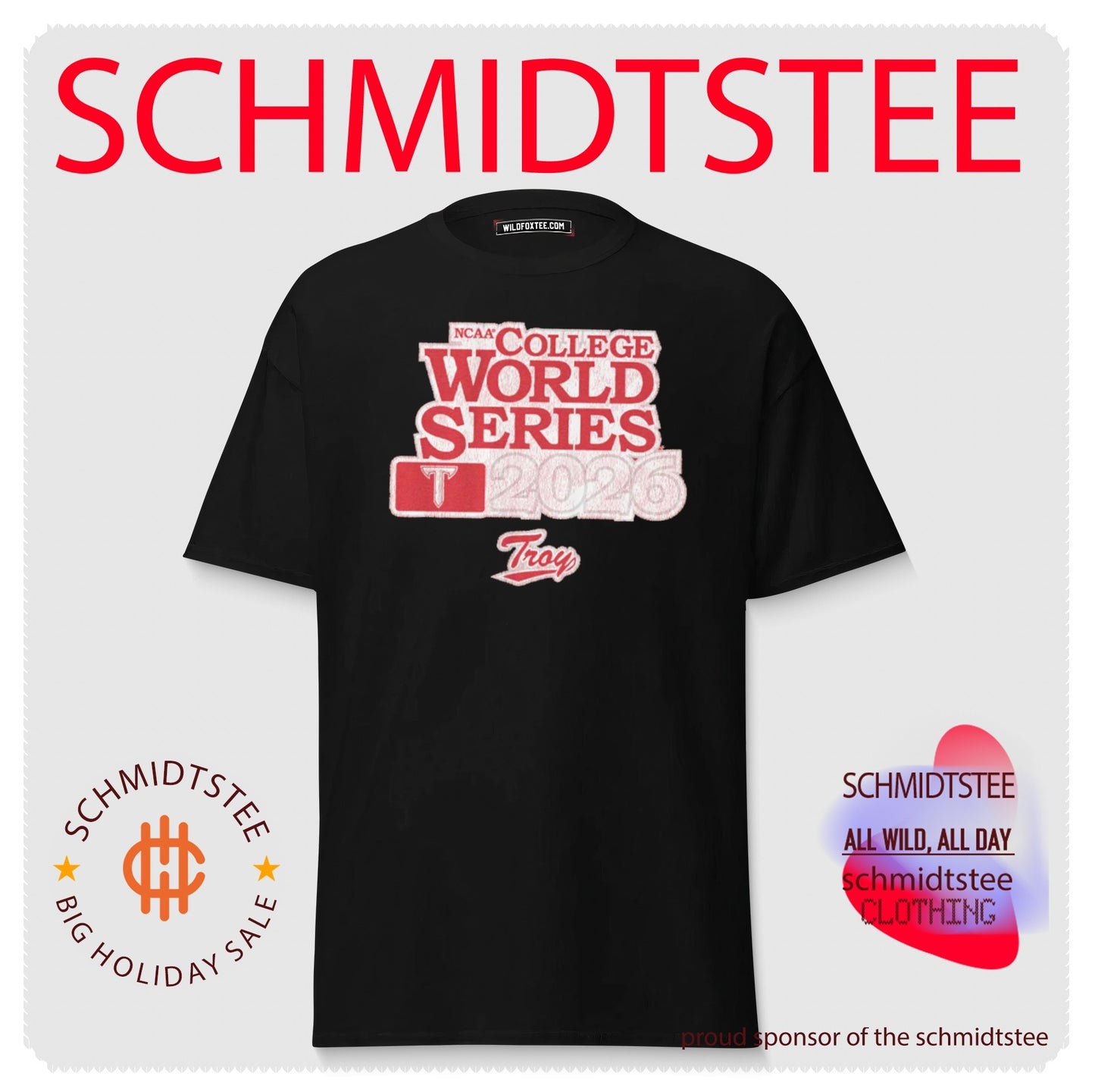 Troy Baseball 2026 NCAA College World Series shirt
