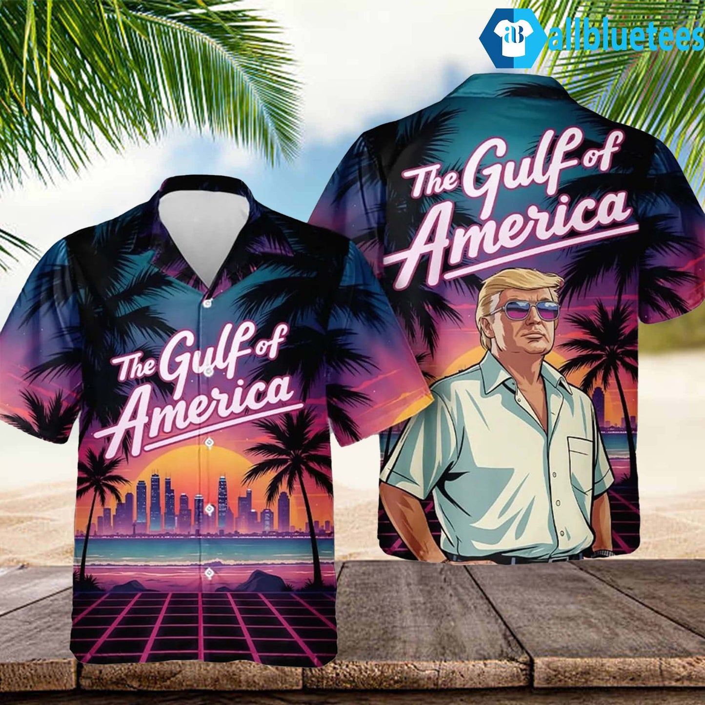 Trump Gulf Of America Hawaiian Shirt