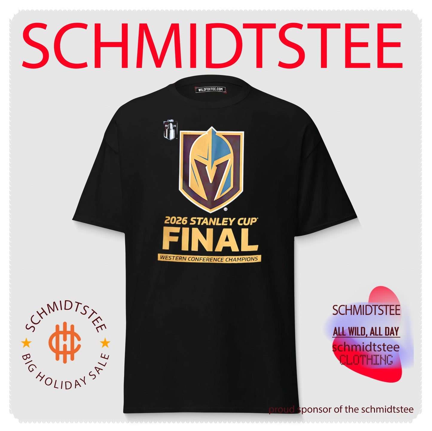 Vegas Golden Knights 2026 NHL Western Conference Champions logo shirt