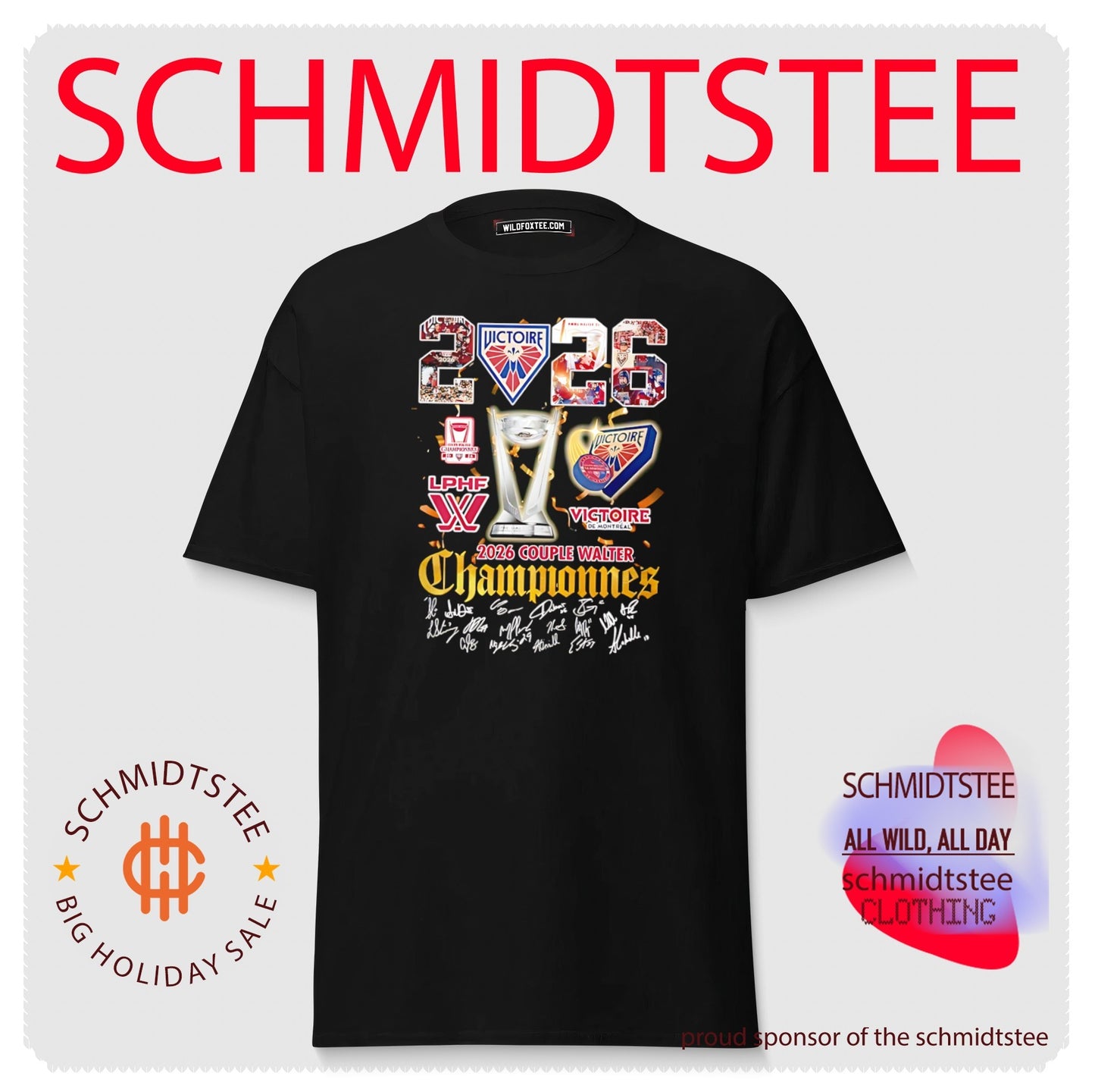 Victoire de Montreal 2026 Coupe Walter Champions signature shirt