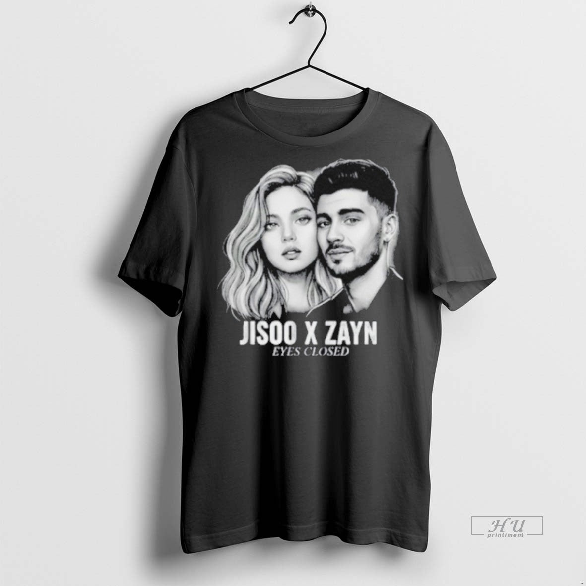 Viral Design Jisoo Zayn Eyes Closed 2025 Tee Shirt Sweater
