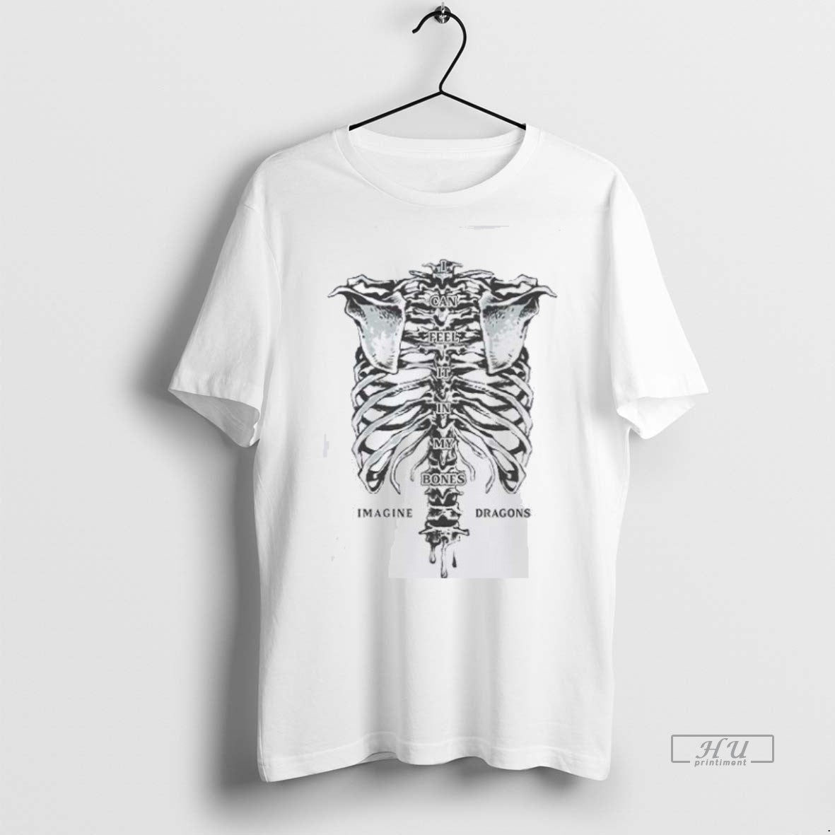 Viral Imagine Dragons Feel It In My Bones Skeleton Tee Shirt Sweater