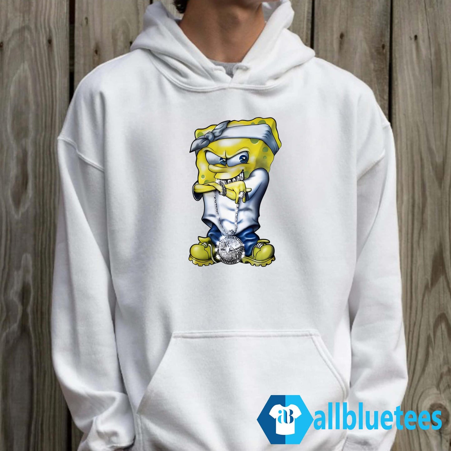 Vintage Gangsta Ghetto SpongeBob Shirt