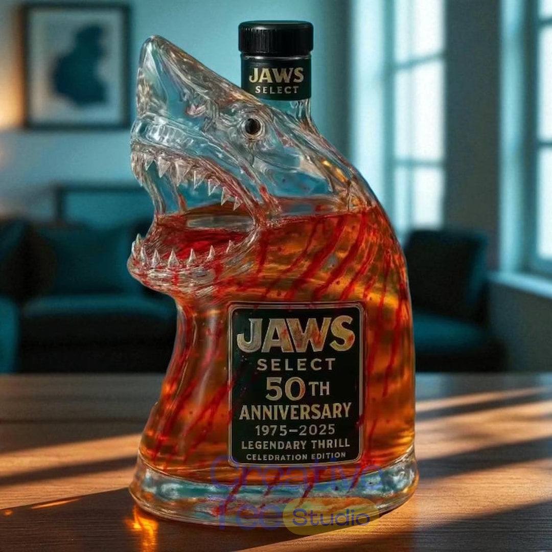 Jaws Movie 50th Anniversary Limited Edition Whiskey Bottle