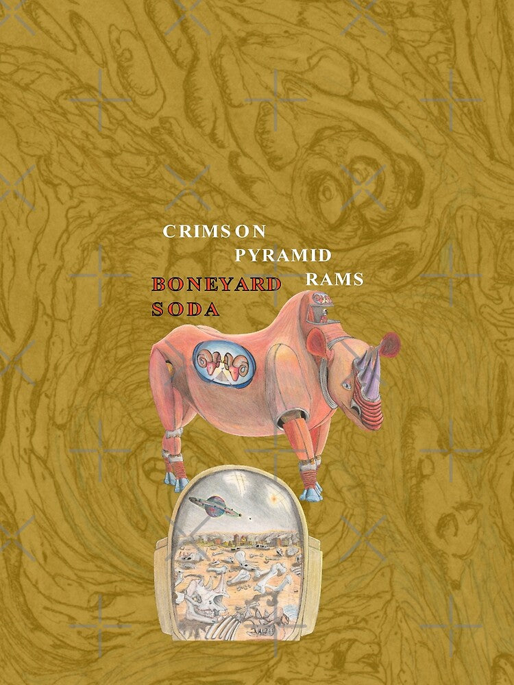 Crash of Rhinos Crimson Pyramid Rams Boneyard soda Novelty by AJLeibengeist