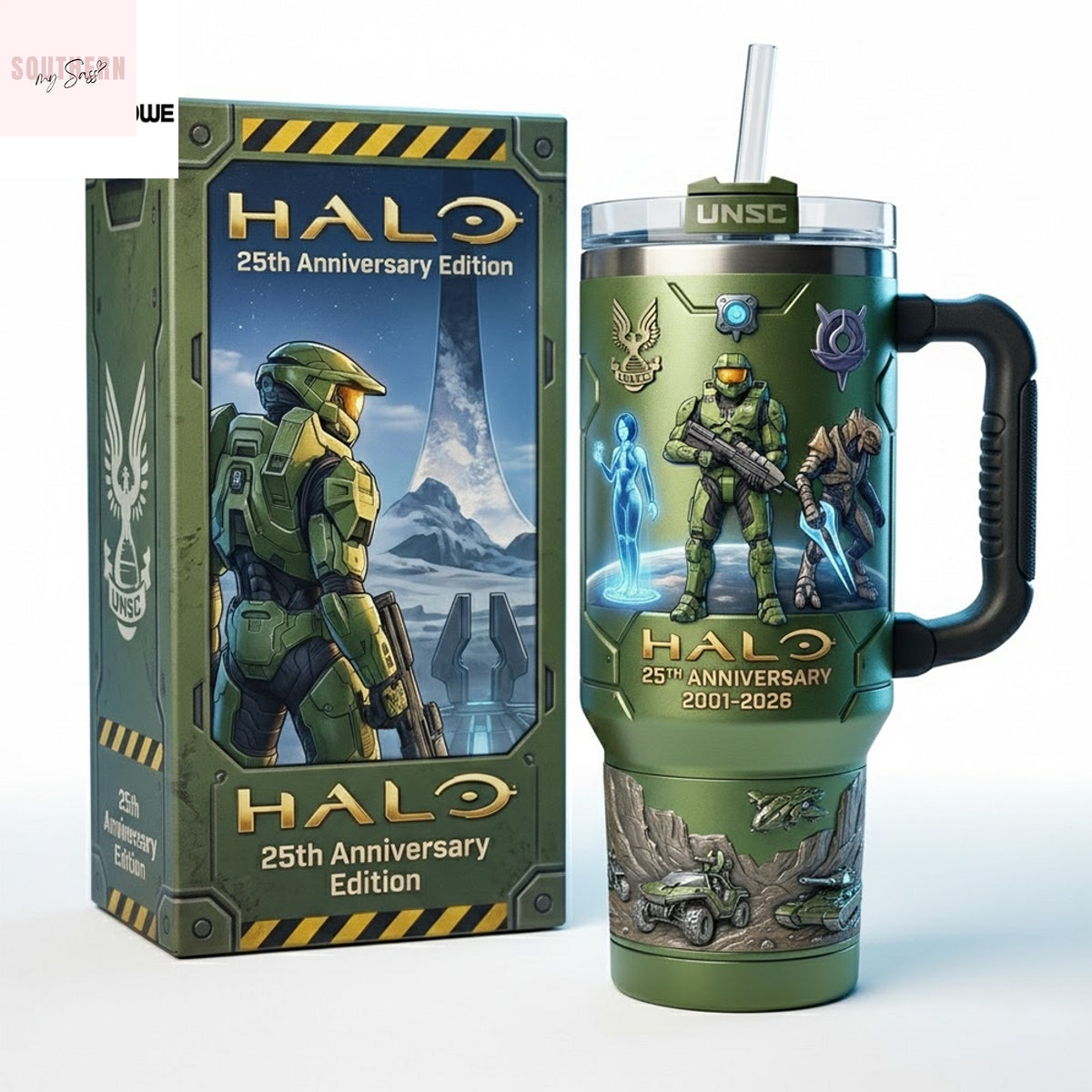 Halo Master Chief 25Th Anniversary Tumbler