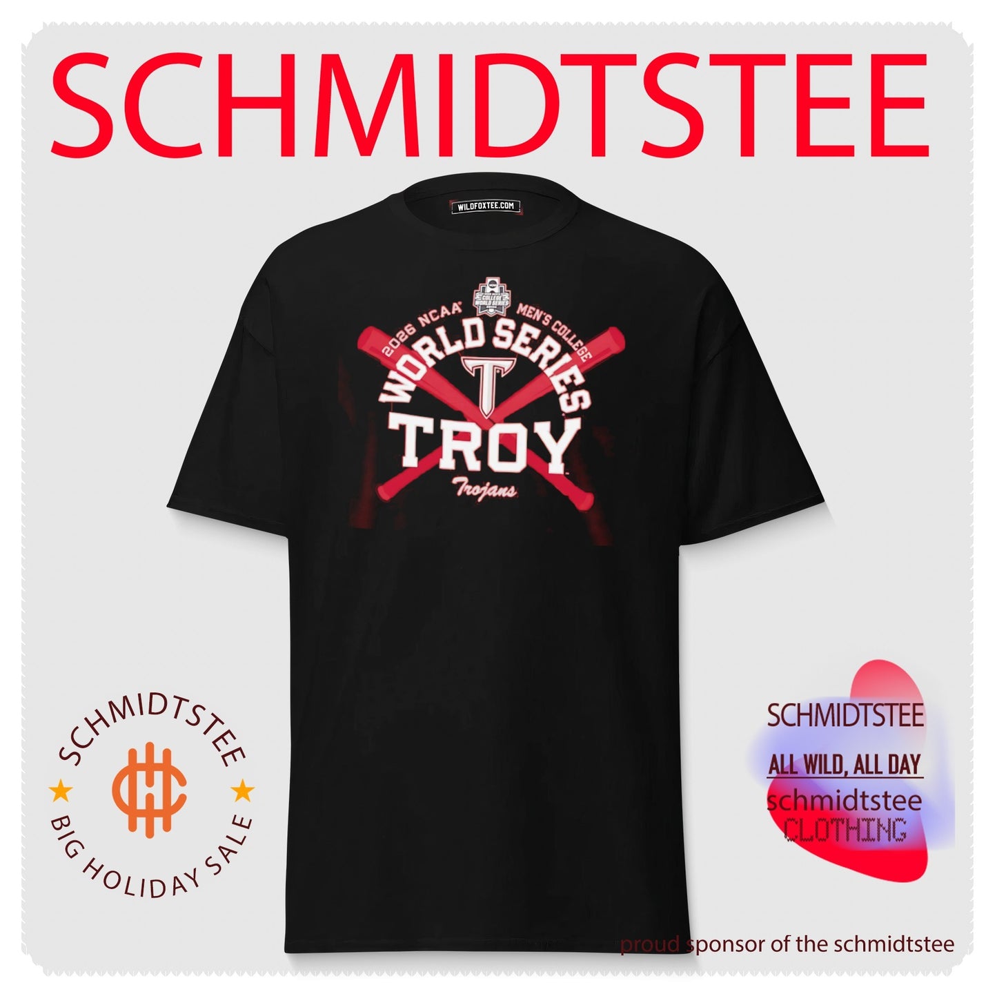 Troy Trojans 2026 NCAA Men’s College World Series shirt