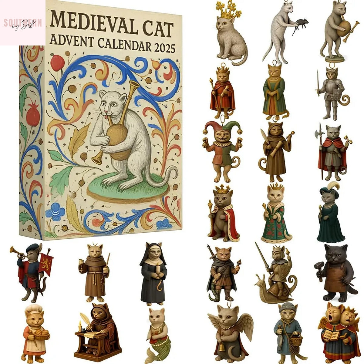Medieval Cat Advent Calendar 2025