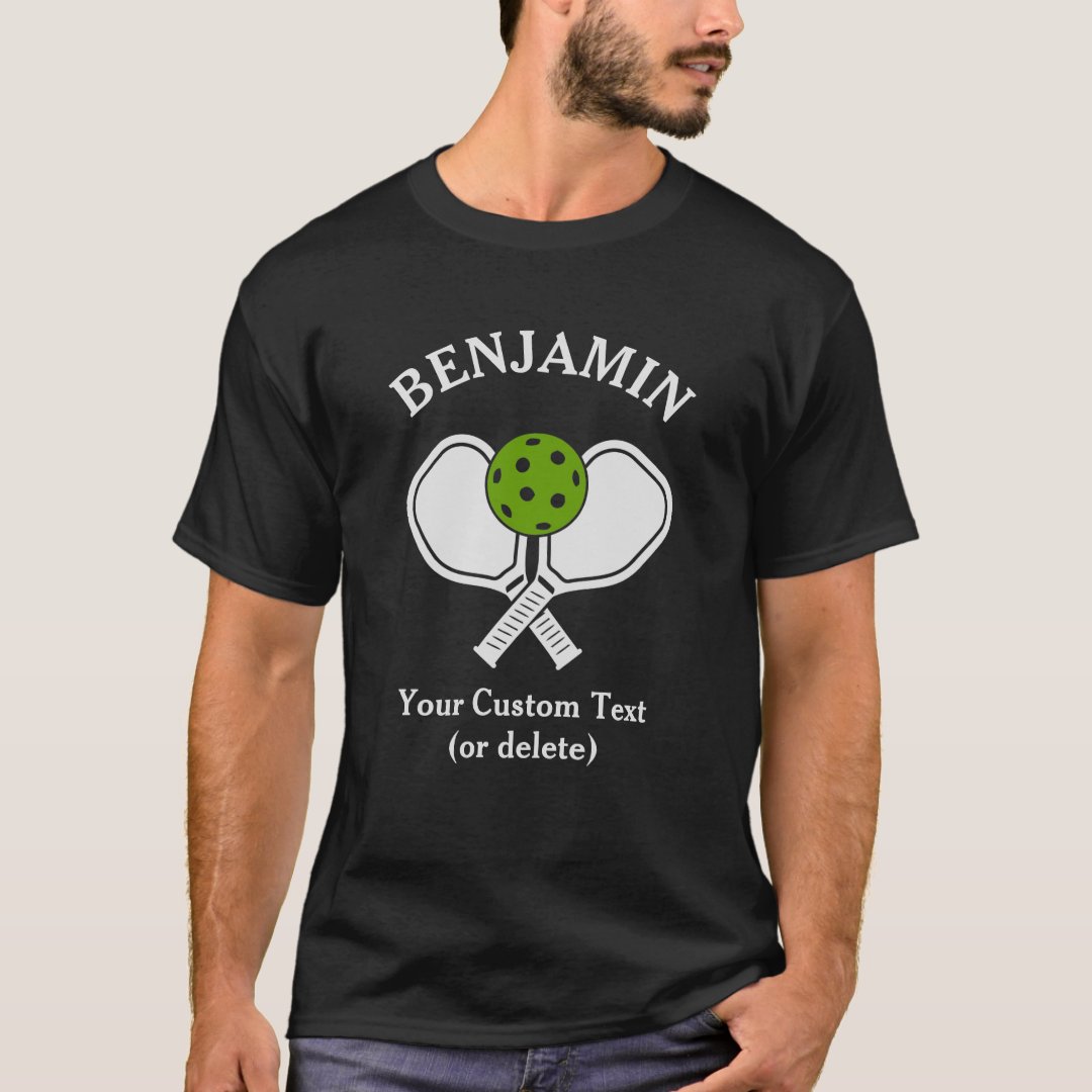 Personalize Pickleball Club Name and Custom text