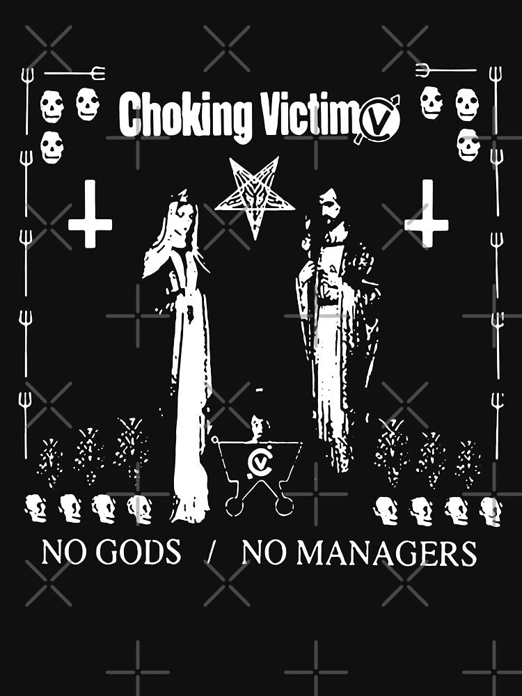 Choking Victim the punk rock vintage art by RodrigoMar1850