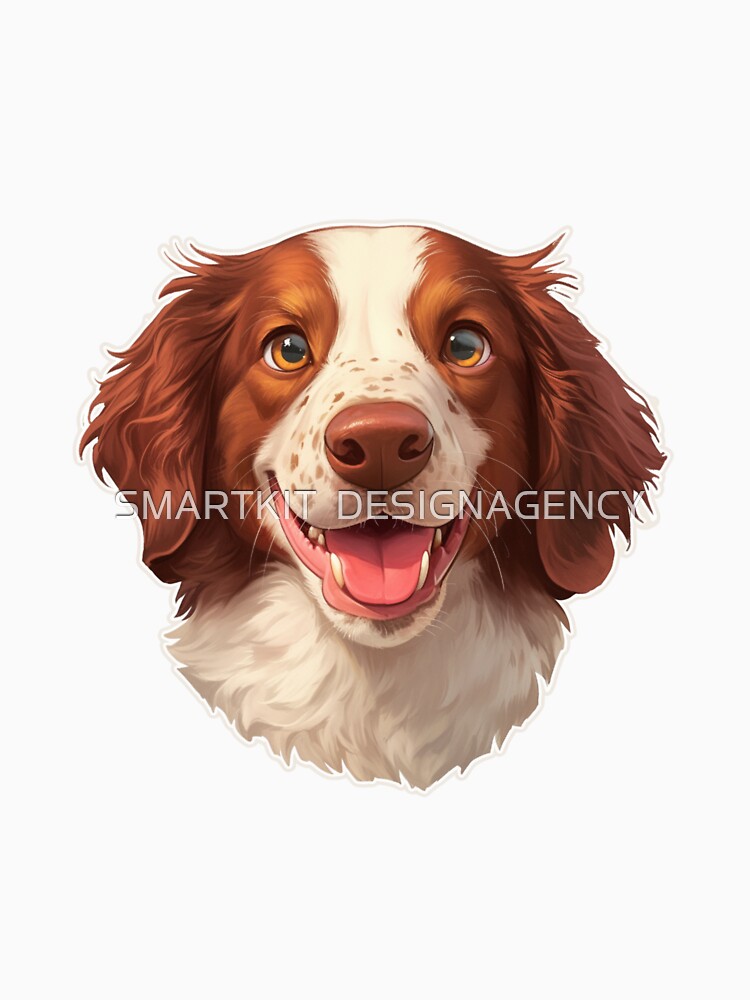 Cute Brittany dog by SMARTKIT DESIGNAGENCY