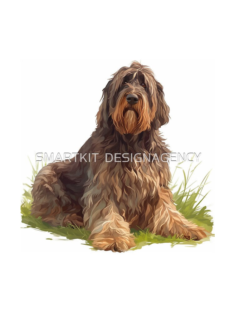 Cute Briard dog by SMARTKIT DESIGNAGENCY