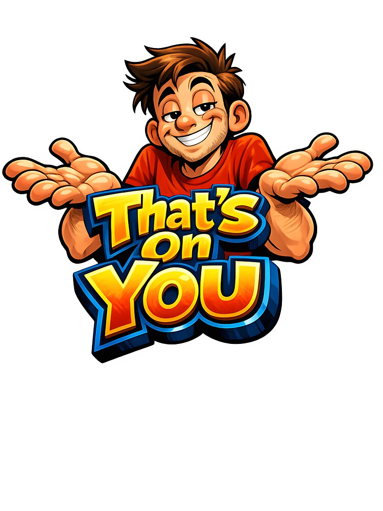 Funny That's On You Sarcastic Humor Design by HappyPatchEG