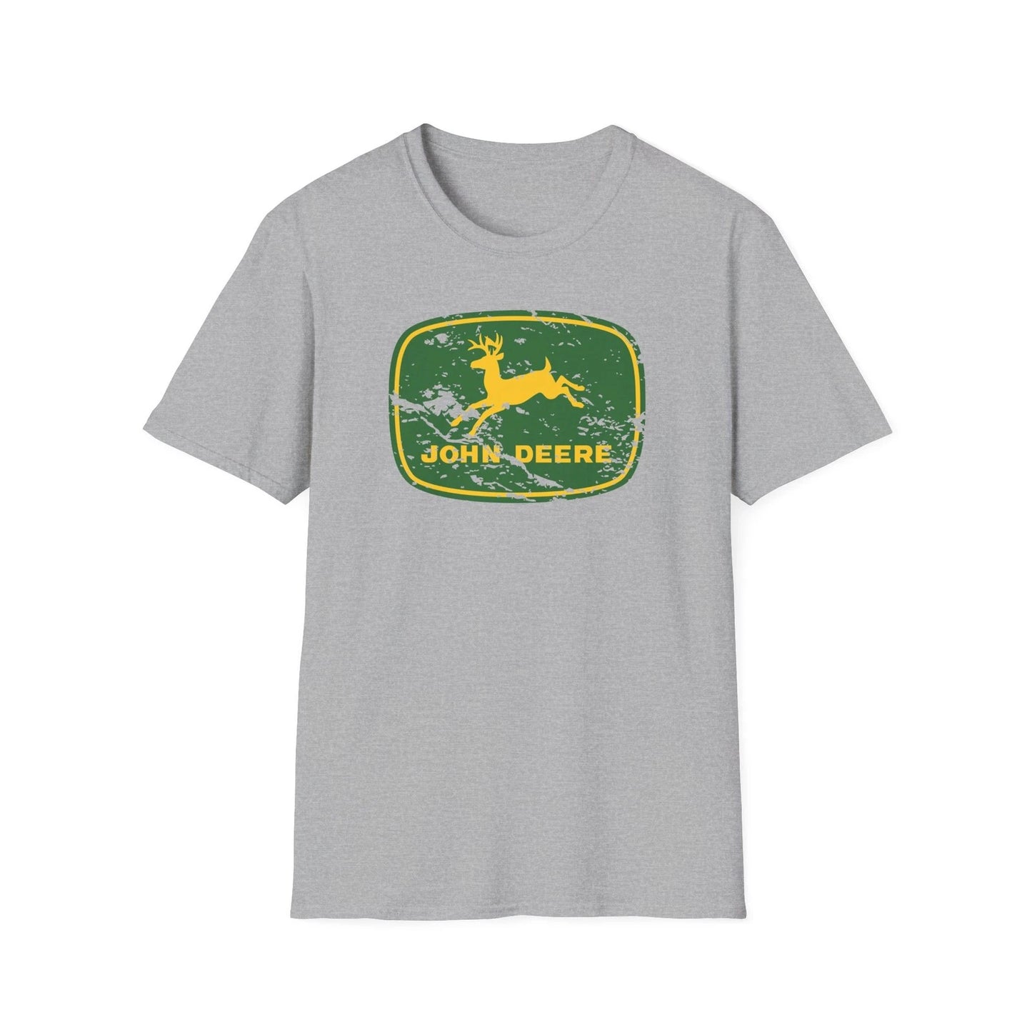 Vintage John Deere Logo T-Shirt | Distressed Country Farm Tractor Tee