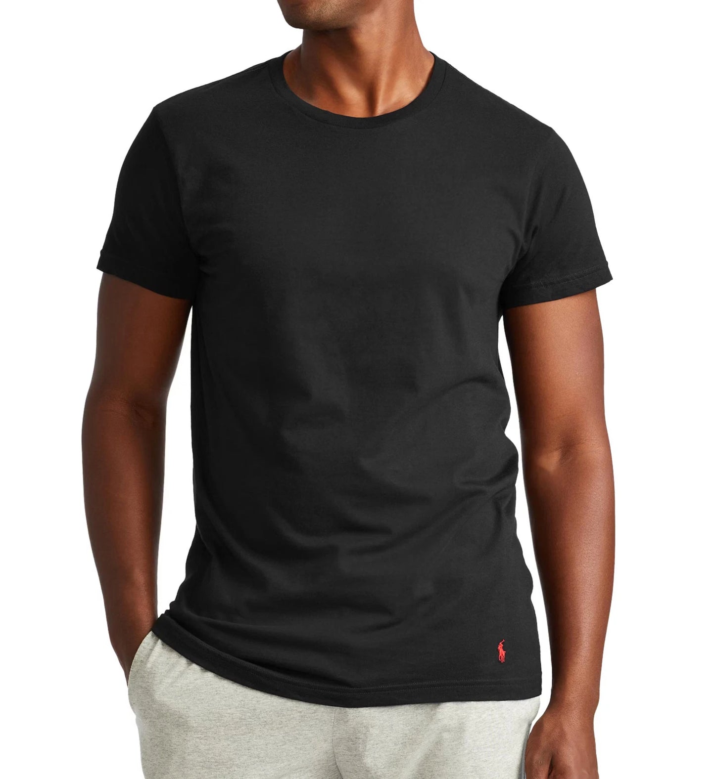 Polo Ralph Lauren NXCNP3 Big Man Classic Fit Cotton Crew T-Shirts - 3 Pack