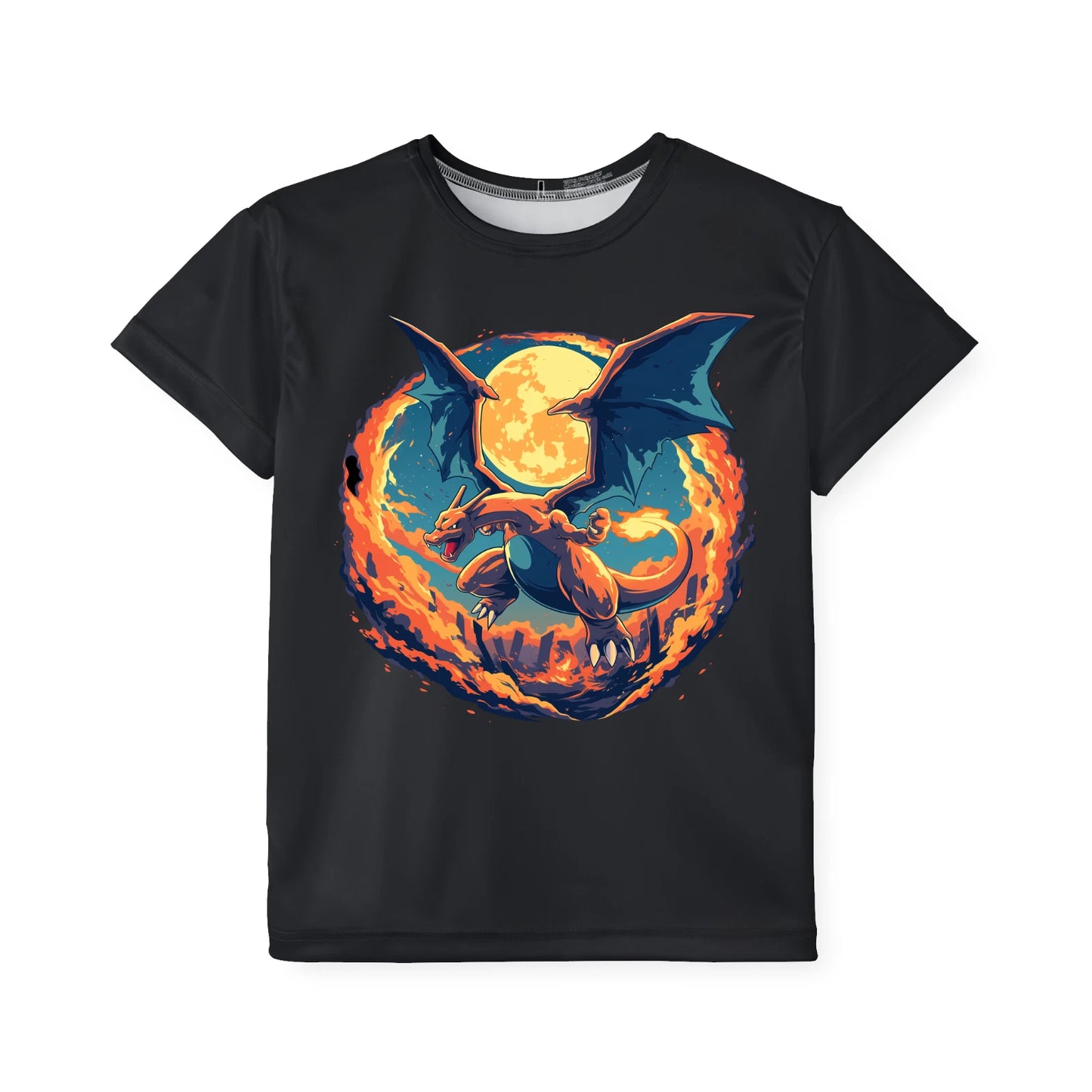 Pokemon Characters Youth Size Clothing Custom Design Printed Front T-Shirt XS-XL