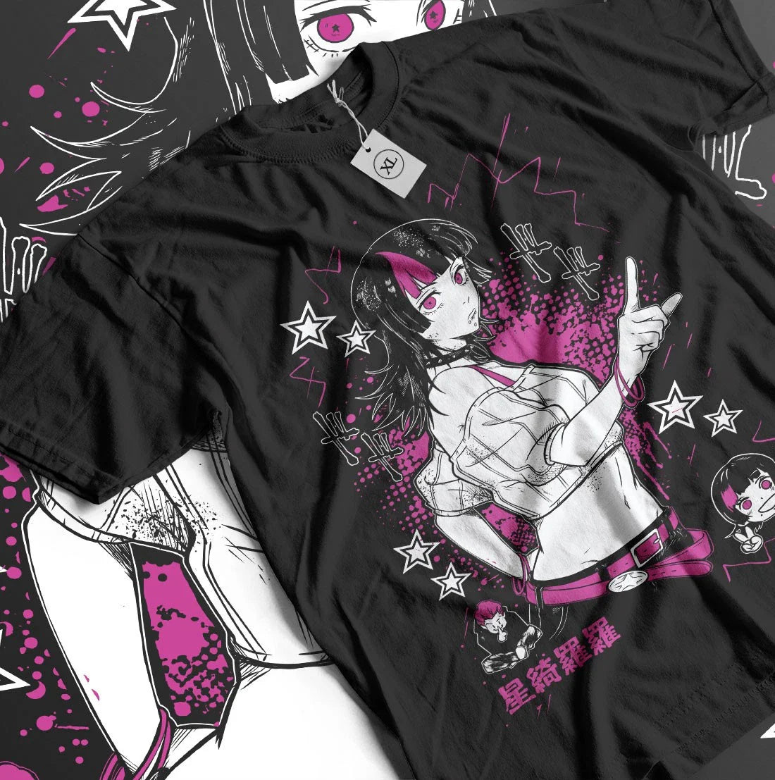 Jujutsu Kaisen Hakari And Kirara T-shirt Horror Anime Manga Gift Shirt All Size