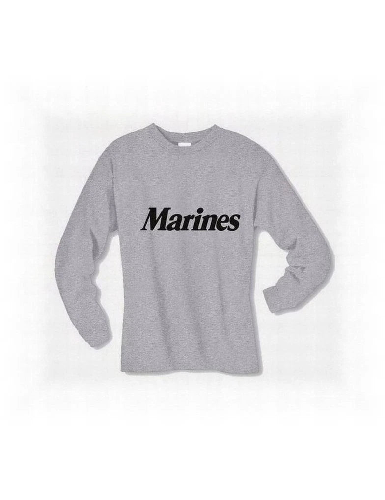 MARINES TEE PHYSICAL TRAINING T-SHIRT LONG SLEEVE USMC