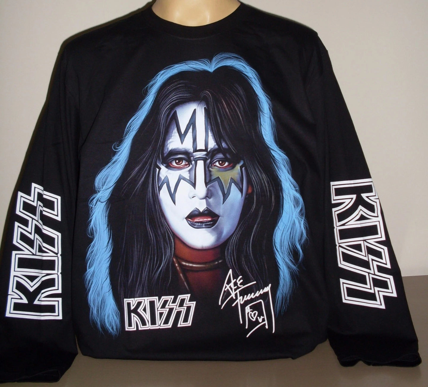 Kiss Ace Frehley 1978 Solo Album Retro Long Sleeve T-Shirt Size S M L XL 2XL 3XL